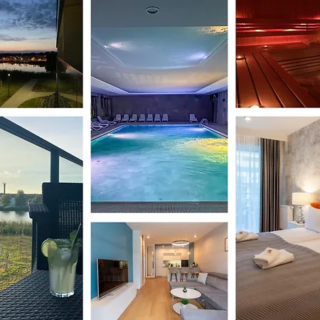 Blue Pearl - Relaxation - Sauna, Pool, Fitness Apartment *